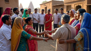 Rajasthan village people 